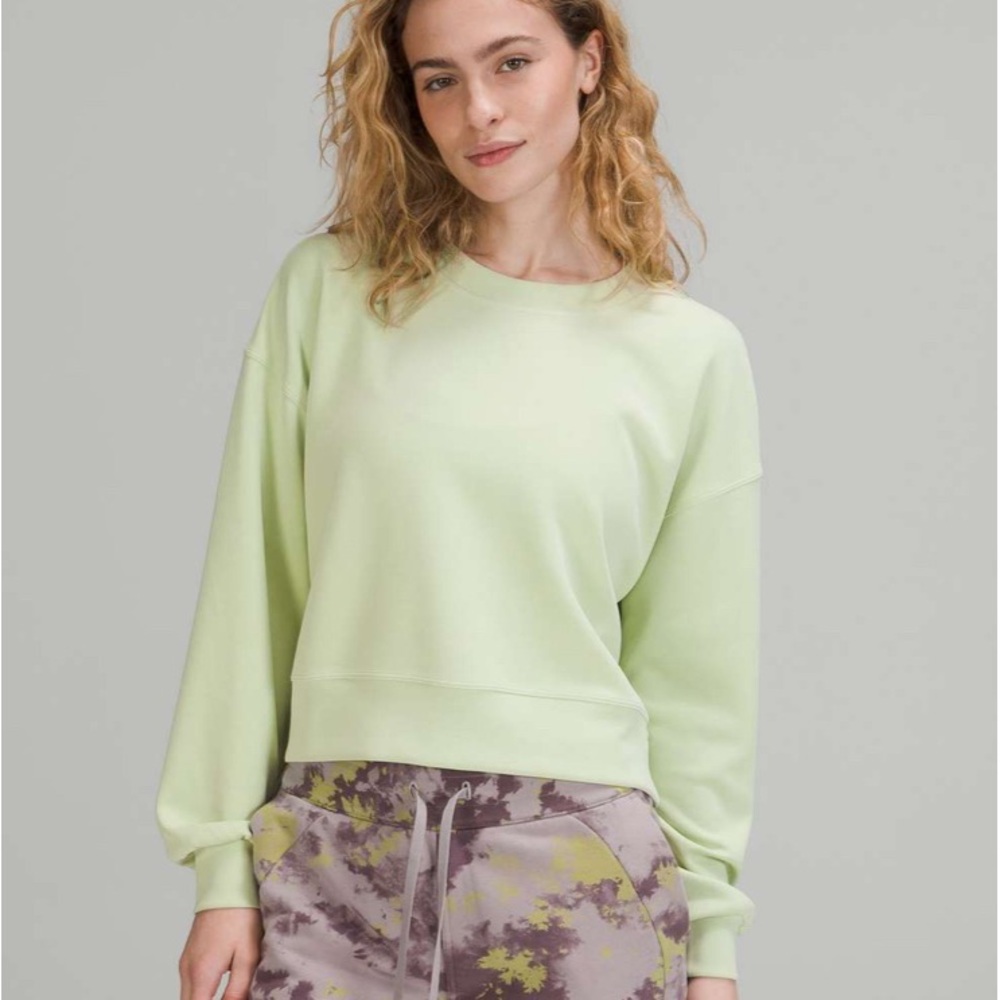 Lululemon Perfectly Oversized Cropped Crew Softstream
